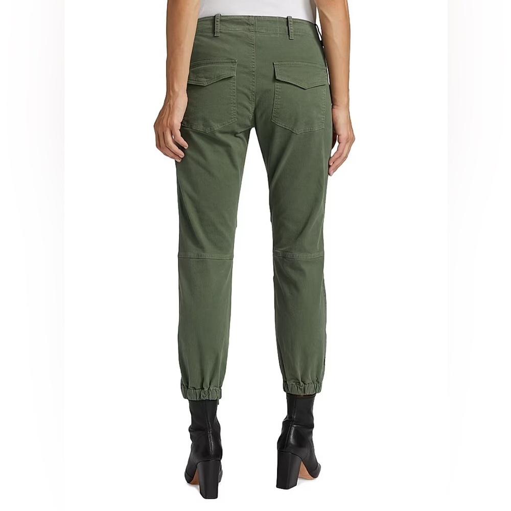Nili Lotan Cropped Military Pants Camo Green Twill Utilitarian Casual Women’s 0 - Picture 2 of 12
